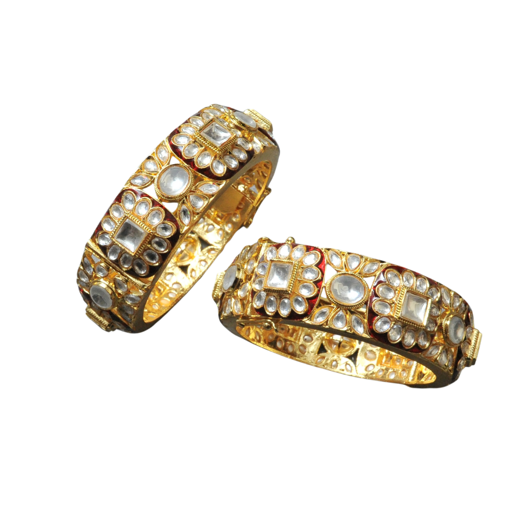 Gajra Crystal Bangle