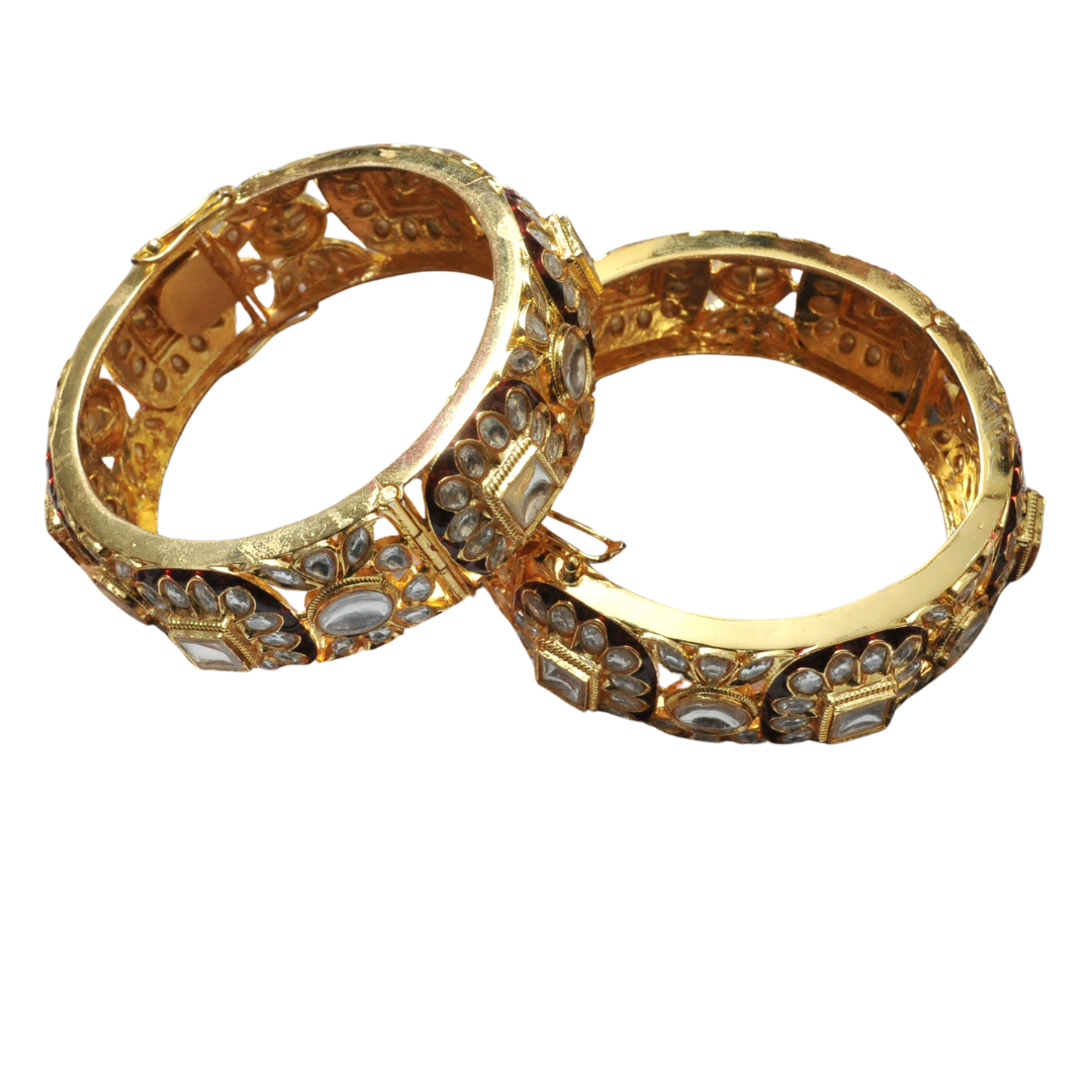 Gajra Crystal Bangle
