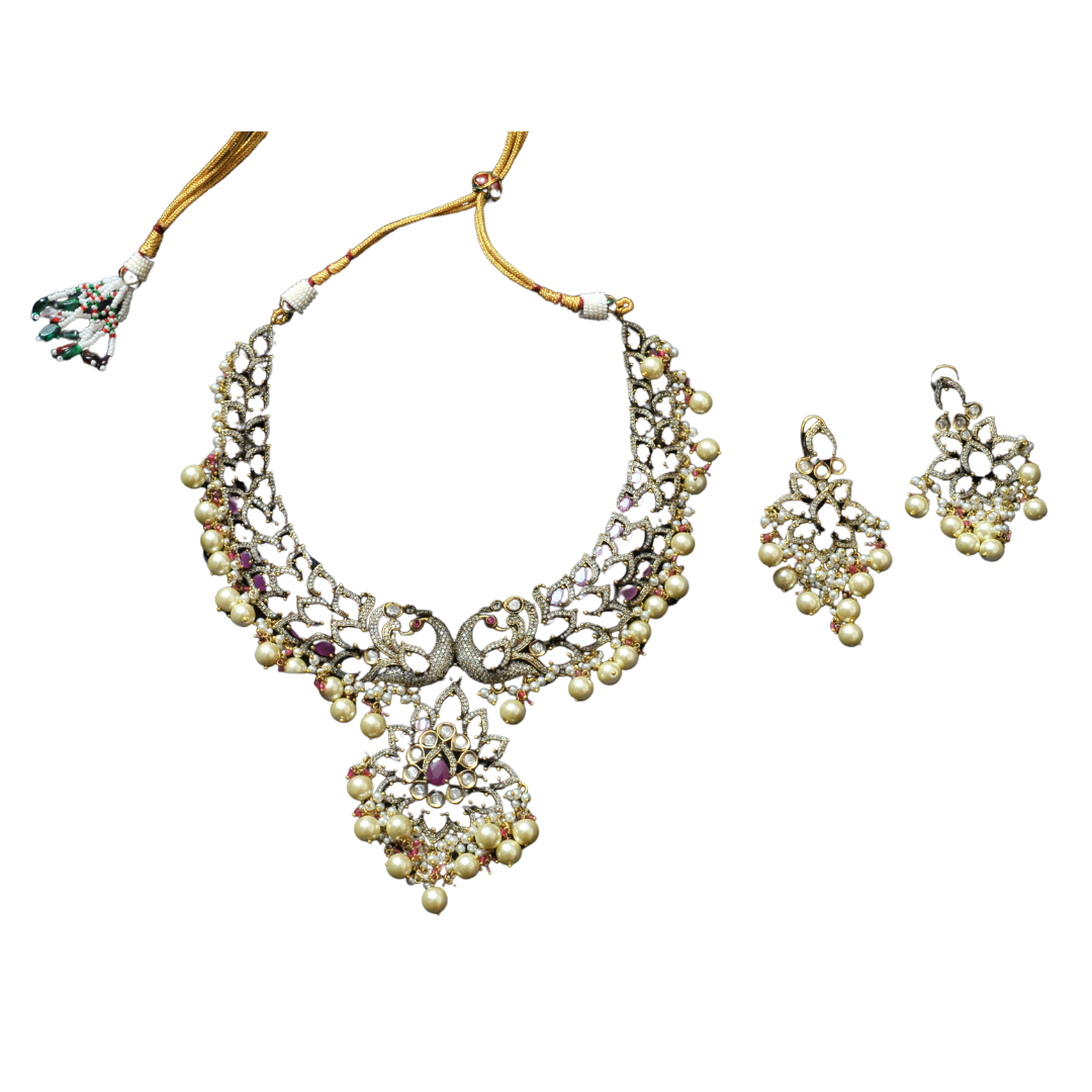 Gajra Bandha Madrasi Necklace Set
