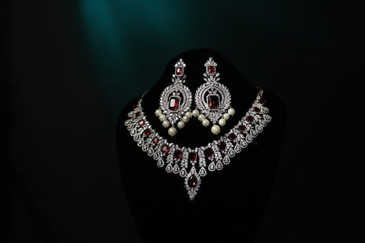 Crimson Pearl Elegance Set