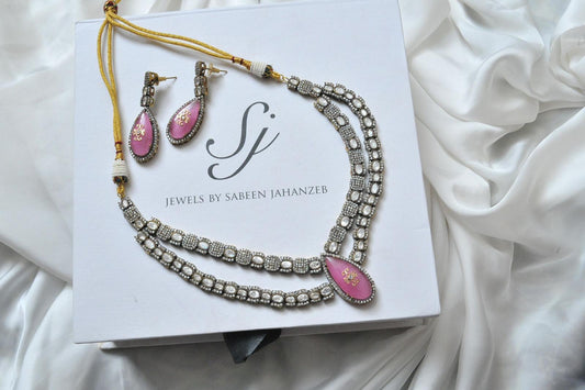 Angham Kundan Necklace Set