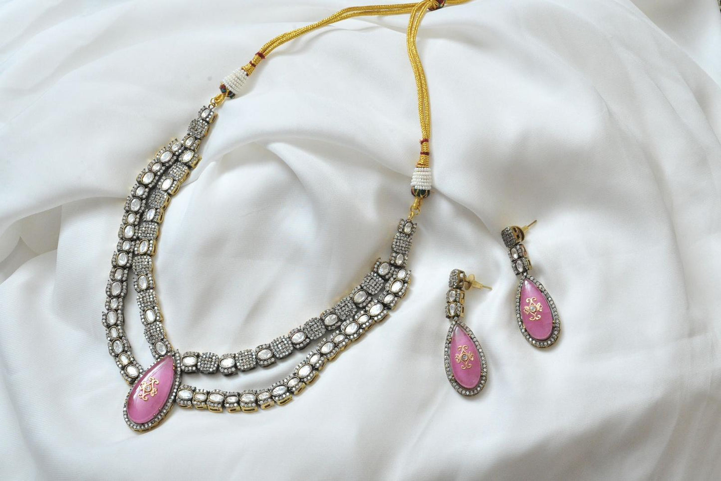 Angham Kundan Necklace Set