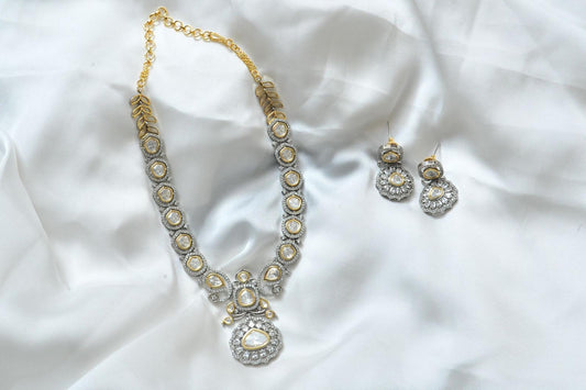 SHAZRAY Polki Necklace Set